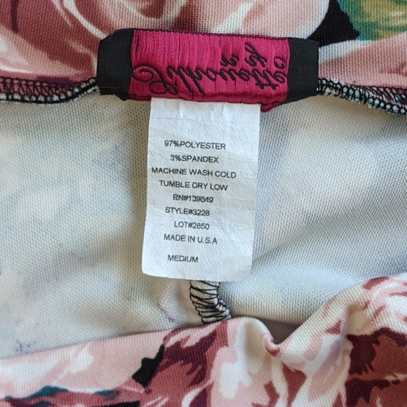 Silhouette NYC Rose Floral Print Skirt, Medium - Picture 4 of 5
